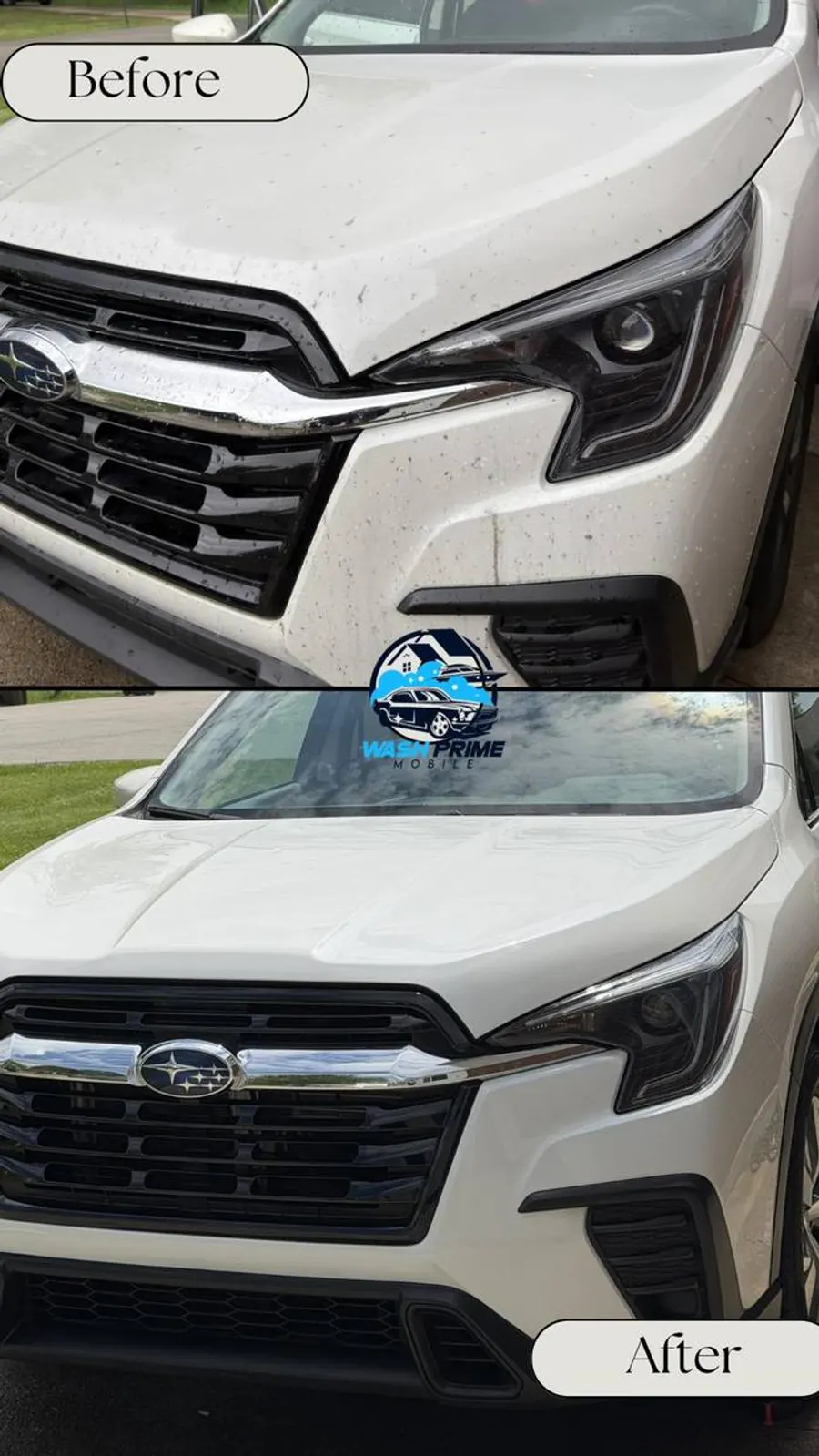 Subaru exterior wash and detailing - mobile car detailer Louisville KY